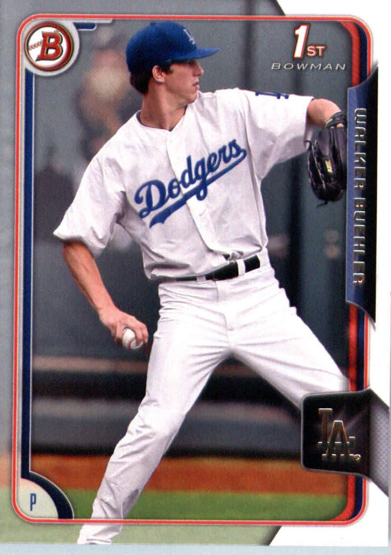2015 Bowman Draft #46 Walker Buehler Dodgers MLB Baseball