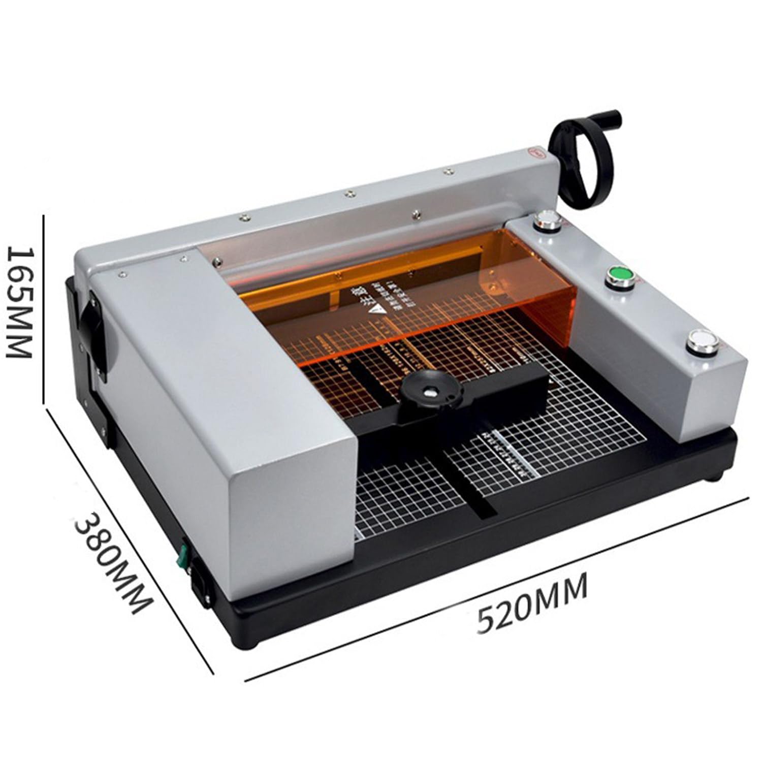 Elektrischer Papierschneider, automatische A4-Ausschnittmaschine für Papier, Karten, Leder und Stoffe, 300mm Schnittbreite, 40mm Dicke, ideal für Fotos und Handwerk