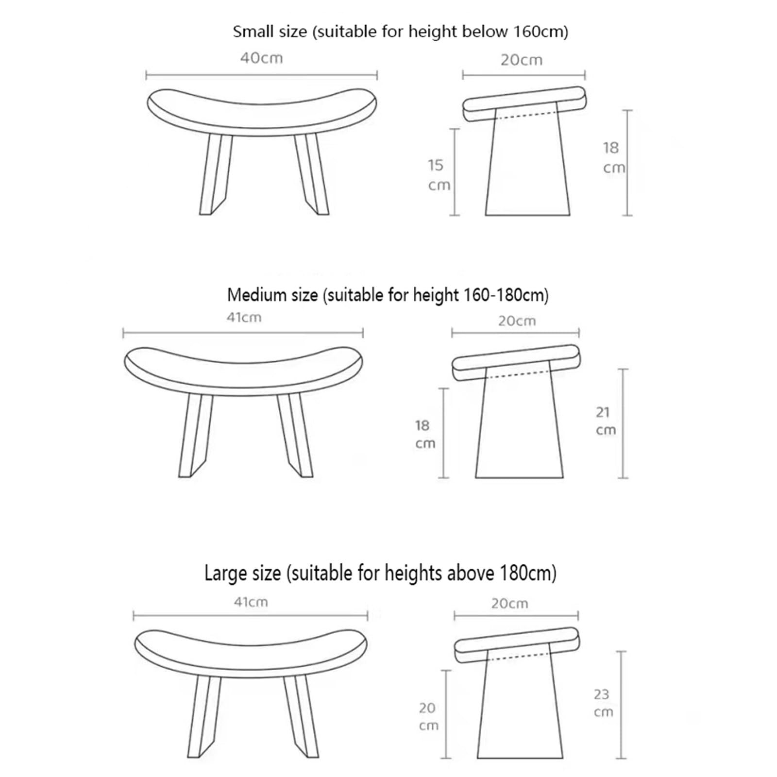 Banc De Méditation, Tabouret De Méditation Portable De Siège Ergonomique Incliné Bords Ronds Faits À La Main À Genoux À Genoux À Genoux Prière À Genoux,2,M