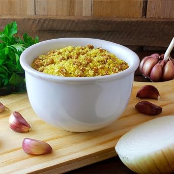 Farofa de Milho Temperada 400g | Brazilian Seasoned Sweet Corn Mix | Brazilian Sweet Corn Mix