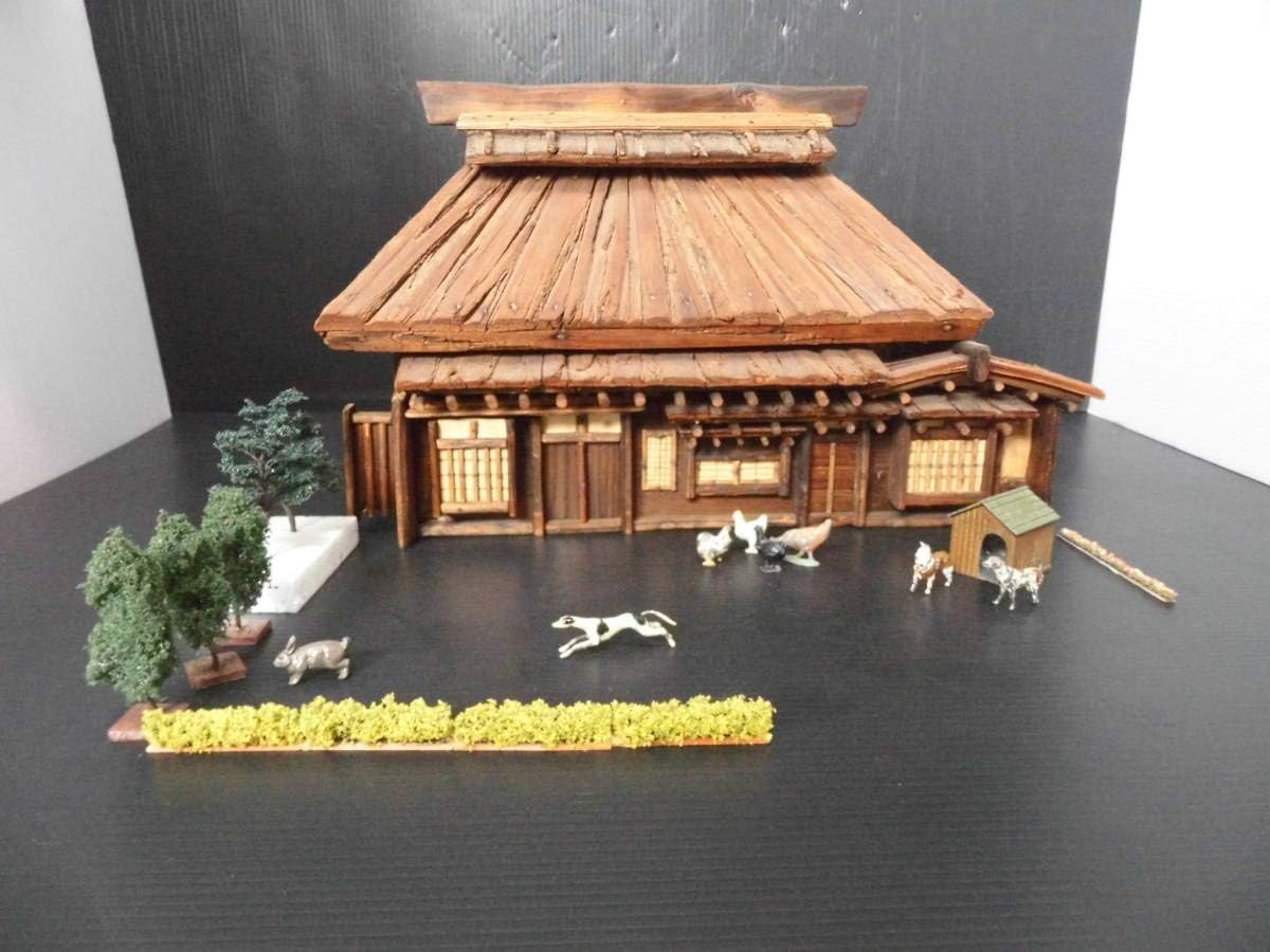 古民家模型、家の模型、ジオラマ 、バード餌ハウス、鳥餌台、古民家70センチ模型 古民家模型、家の模型、ジオラマ 、バード餌ハウス、鳥餌台、古