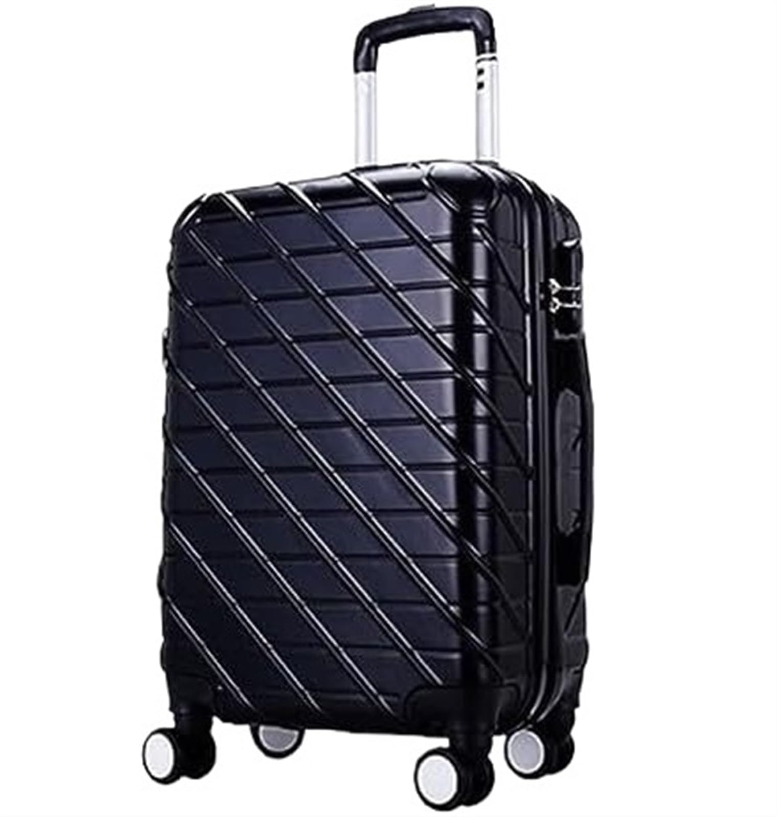Walizka Podróżna Bagaż Podręczny Na Kółkach Walizka Podróżna Walizka Podróżna Hardshell Lekka Walizka Bagaż Kabinowy (Color : Black, Size : 28inch)