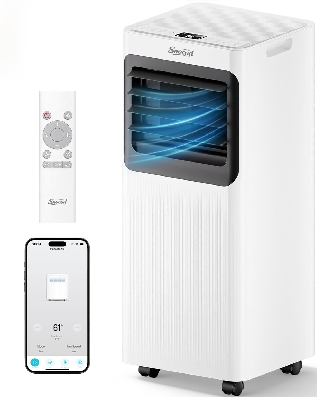 �️ 16000 BTU Portable Air Conditioners, 5 in 1 Smart AC Unit for Large Rooms Up to 750 Sq.Ft, WiFi App & Remote Control, — beauty deal on Shopping With Noya