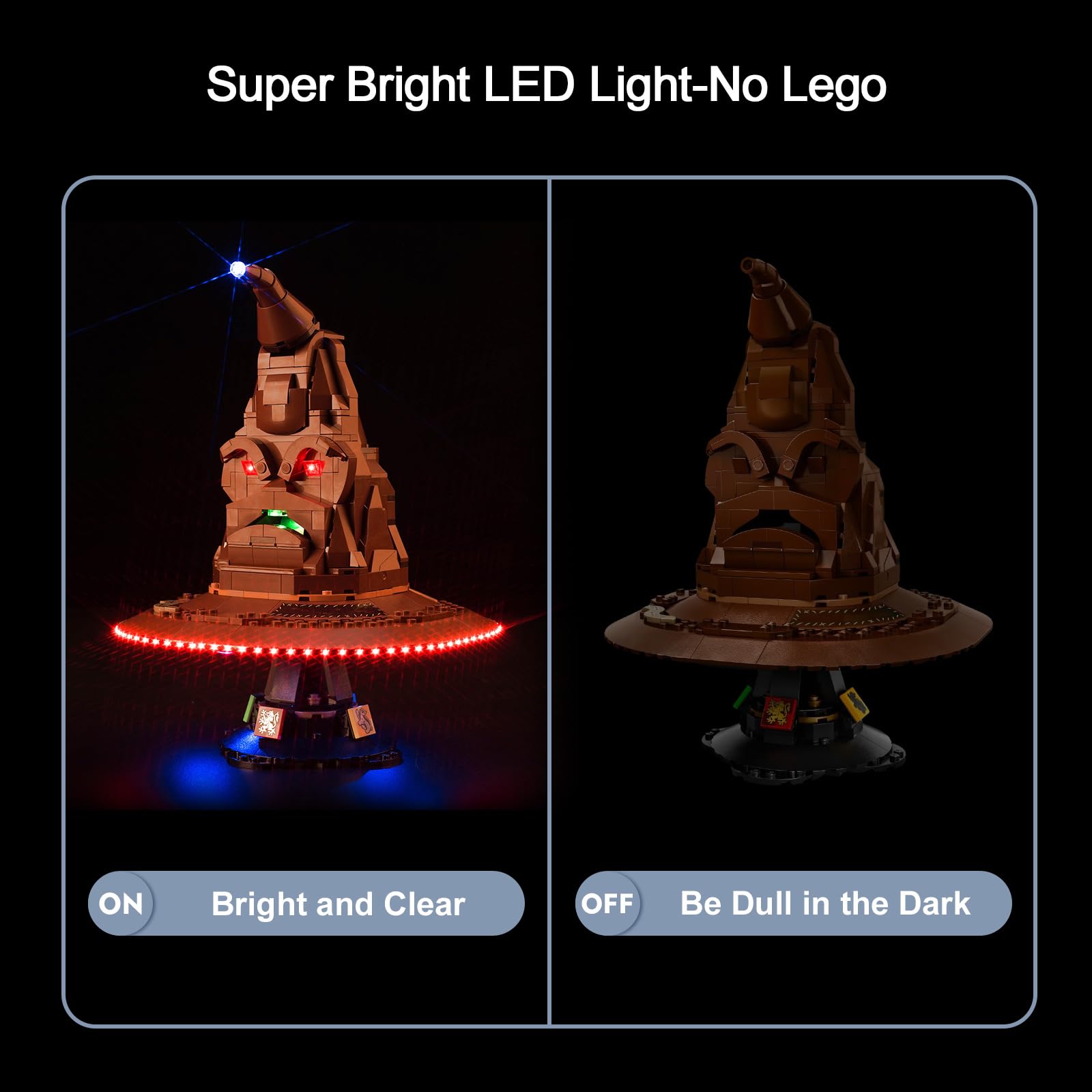 Led Light Set for Lego Talking Sorting Hat Decoration Lighting Set for Creative Toys - Image 3