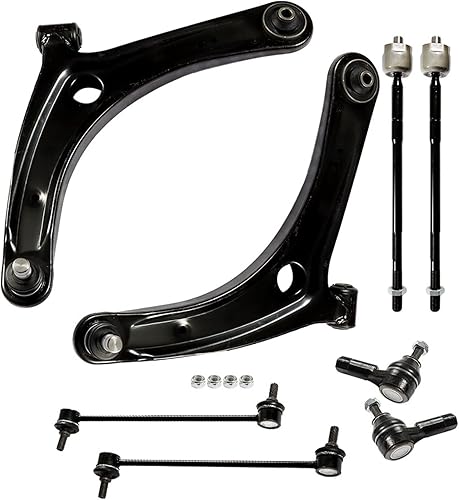 Brazo de control inferior de suspensiĂłn delantera de 8 piezas con rĂłtula izquierda y derecha kit de montaje de repuesto para Mitsubishi Lancer Brazo de control inferior de suspensiĂłn delantera de 8 piezas con rĂłtula izquierda y derecha kit de montaje de repuesto para Mitsubishi Lancer