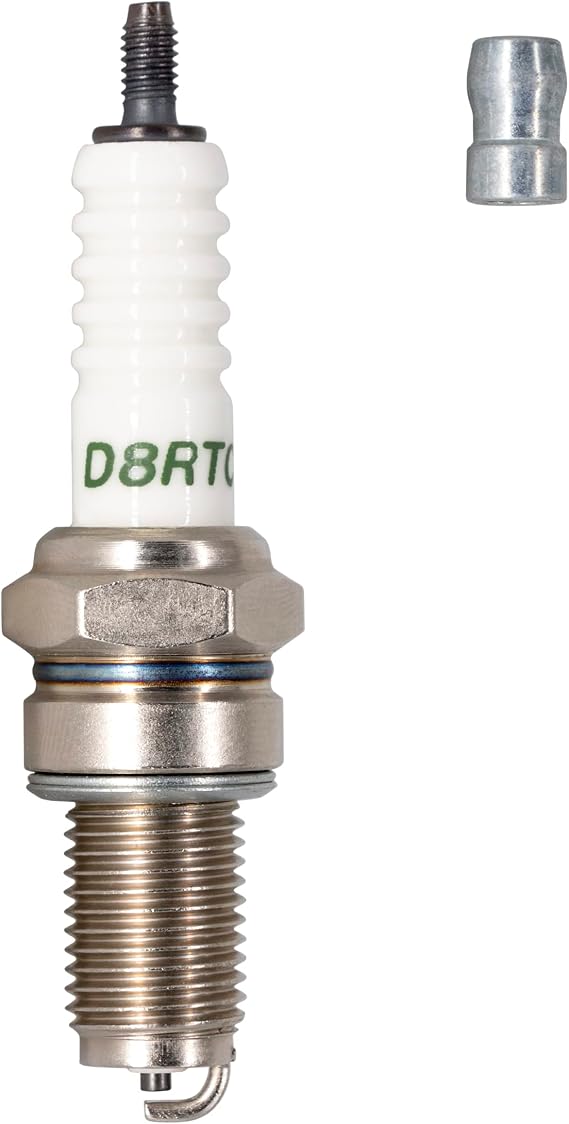 TORCH Spark Plug D8RTC Replaces for NGK DR8EA DPR8EA-9, for Champion 809/8809/RA6HC OE083, for Yamaha Kawasaki Suzuki 125CC 150CC 200CC 250CC Motorcycle ATV UTV Quad Dirt Bike, OEM, ea