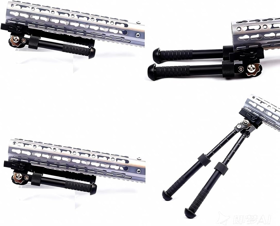 Sniper 6-9 inch Adjustable Joint Converter 21mm Picatinny Rifle Bipod Quick Detach Mount Hunting Accessories…