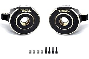 Treal Axial SCX24 Brass Front Steering Knuckles for RC Crawlers