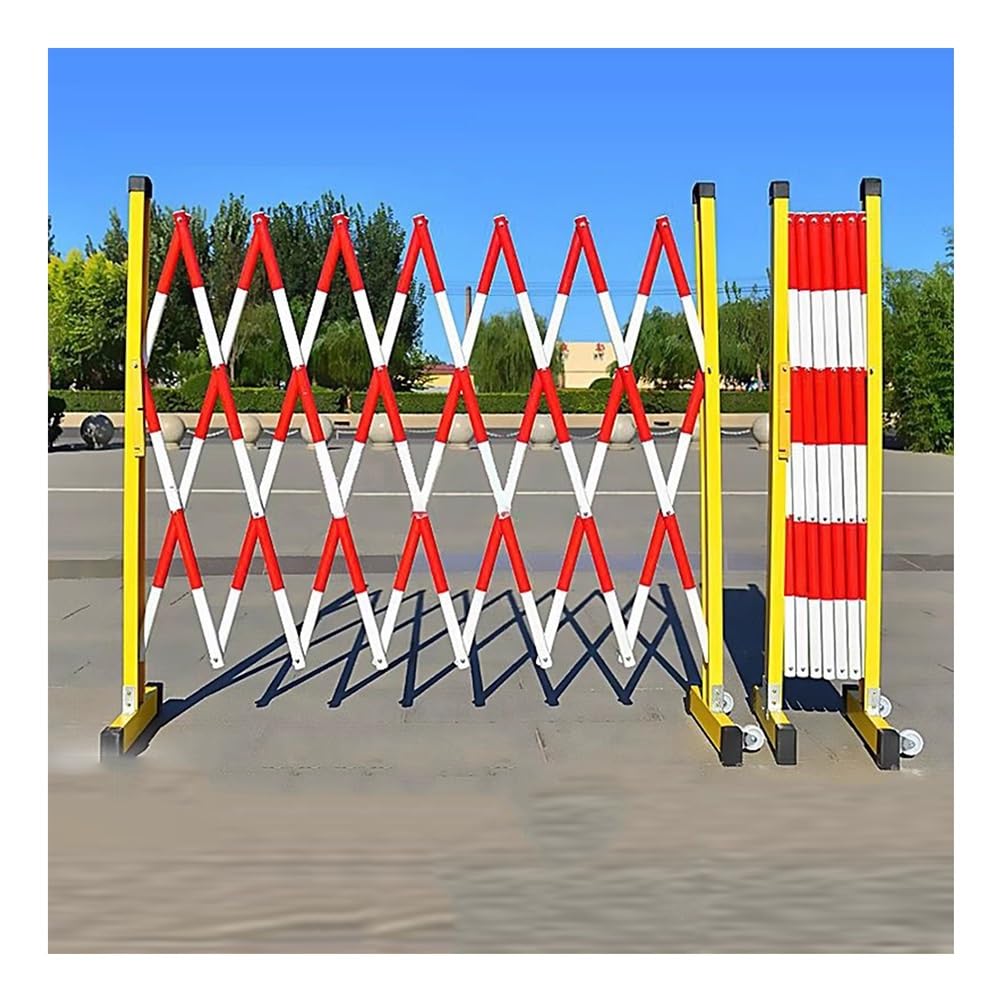 Clôture de trafic rétractable pour sécuriser un accès interdit sans effort de manutention