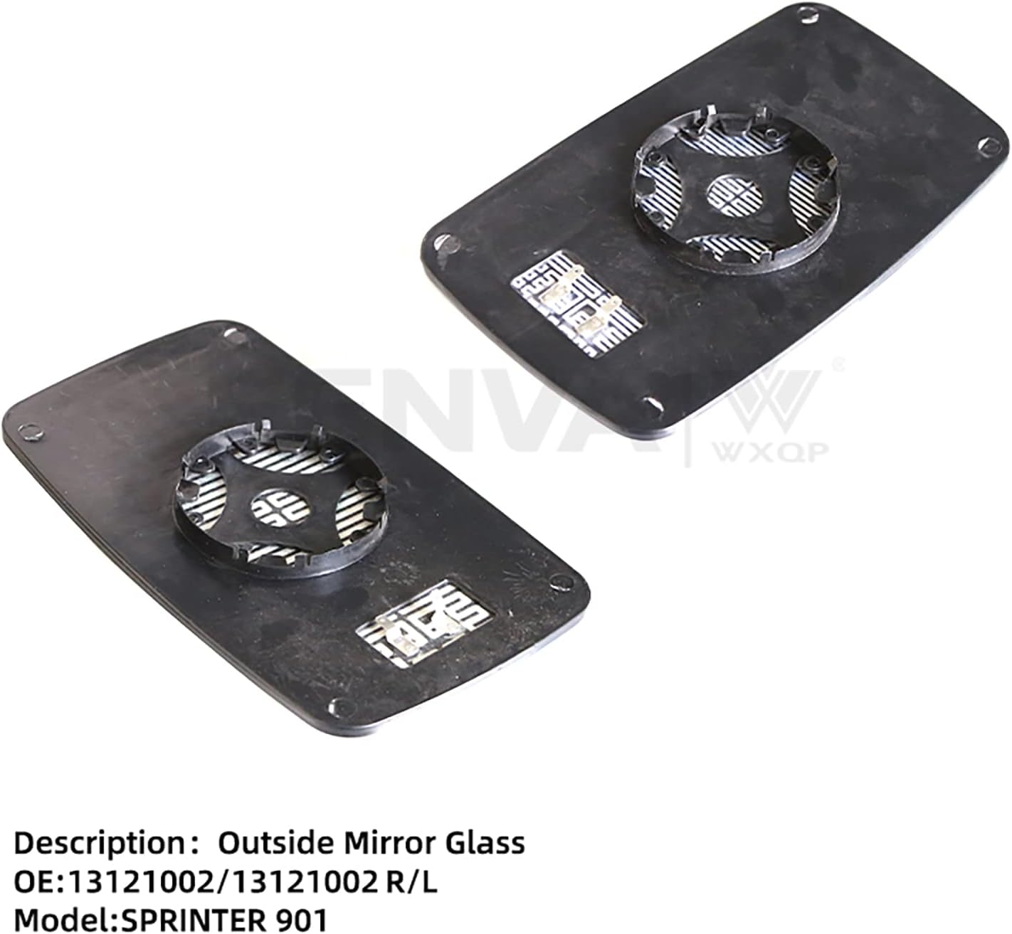 Mirror Glass Exterior Mirror Chrome Left Right Outside Mirror Glass with Defroster for Mercedes Benz SPRINTER 2-t 3-t Bus Van 901 OM602