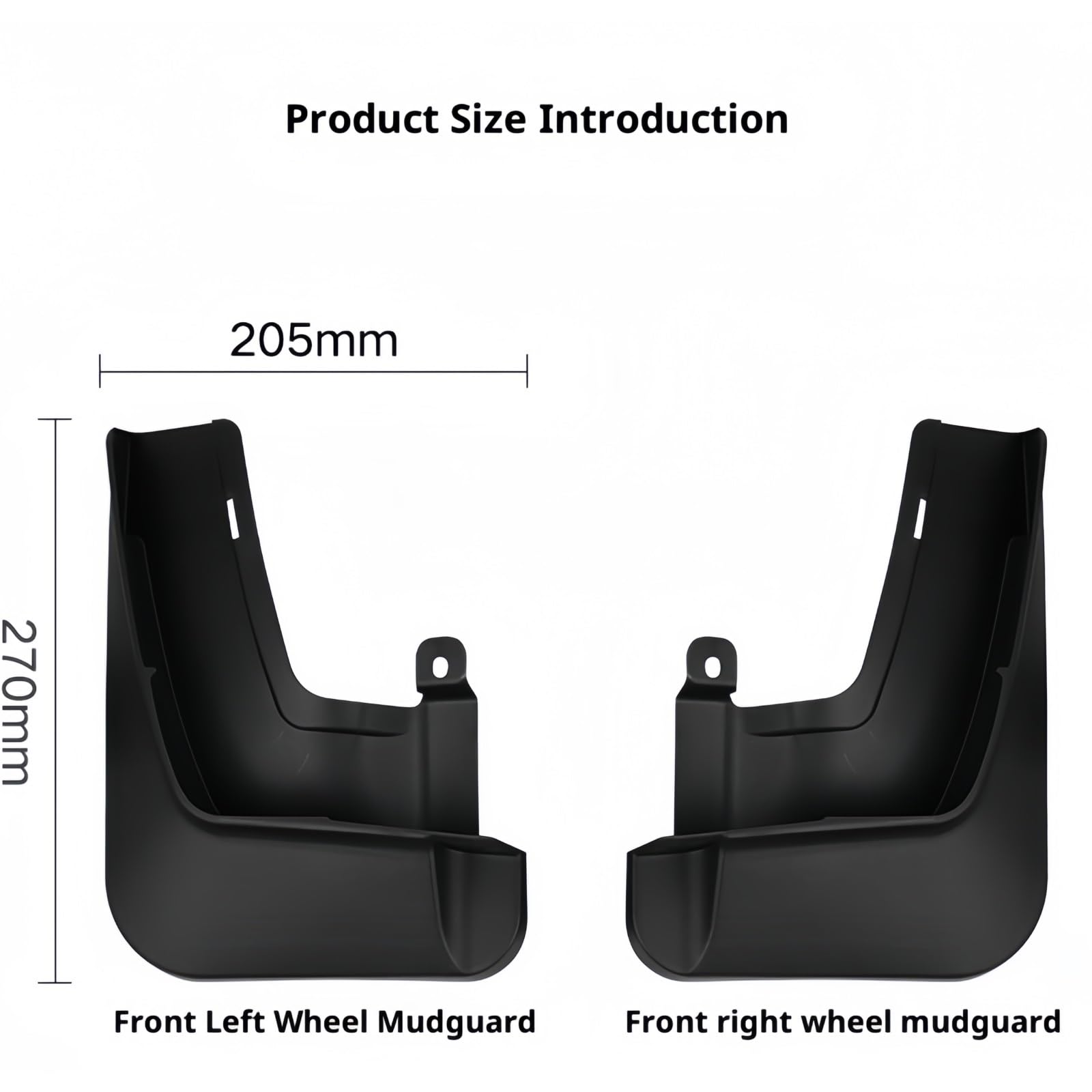 Garde-boue Pneu de voiture pour Tesla modèle X 2023, pour garde-boue, roue pour avant et arrière enroulée