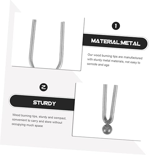 Miniatura 5 de DOITOOL 15 puntas de grabado de punta de pirógrafo para pirografía de madera, puntas de alambre de pirografía, puntas de pluma de alambre de