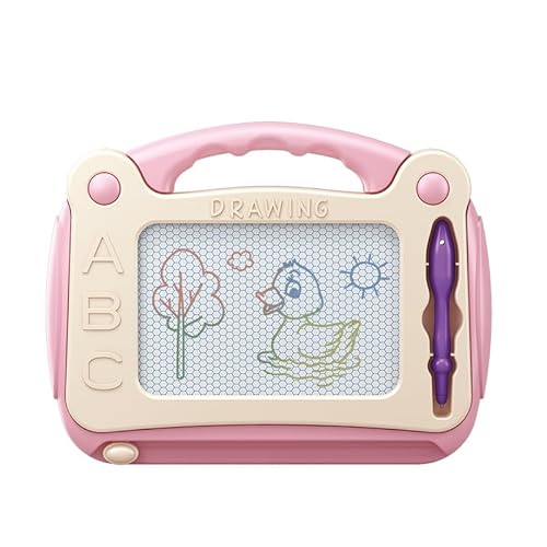 GXLAK Kids Toys Magnetic Drawing Board, Writing Board with 4 Colors, Erasable Graffiti Board for 3-12 Years Old Kids, Educational Learning Toy for Toddlers, Birthday Presents for Kids Boys Girls