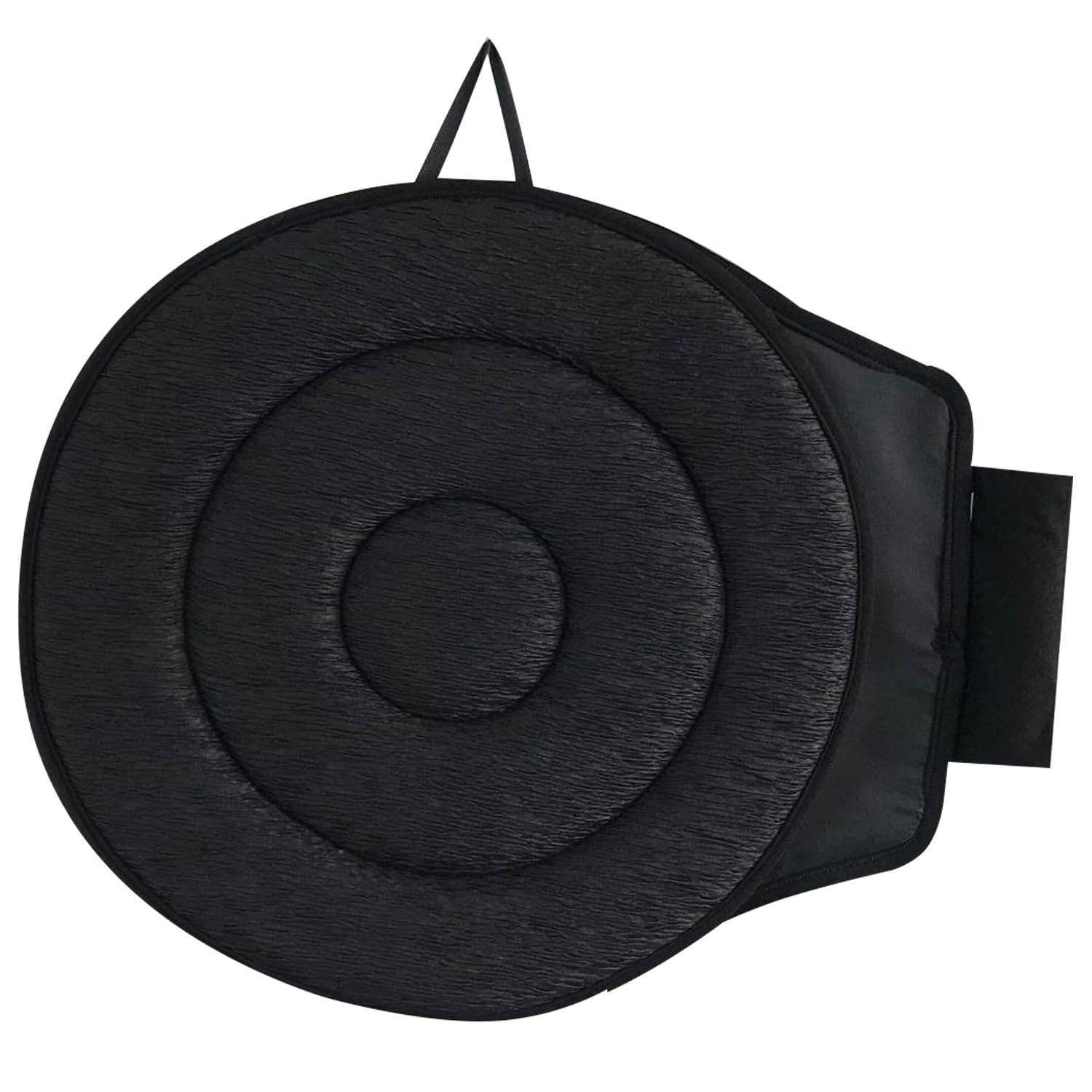 Lipwort Black 360 Rotating Seat Cushion For Car, Swivel Seat For Car For Elderly, Easy Turn Rotating Seat Cushion Pad For Elderly ( [Double Ring])