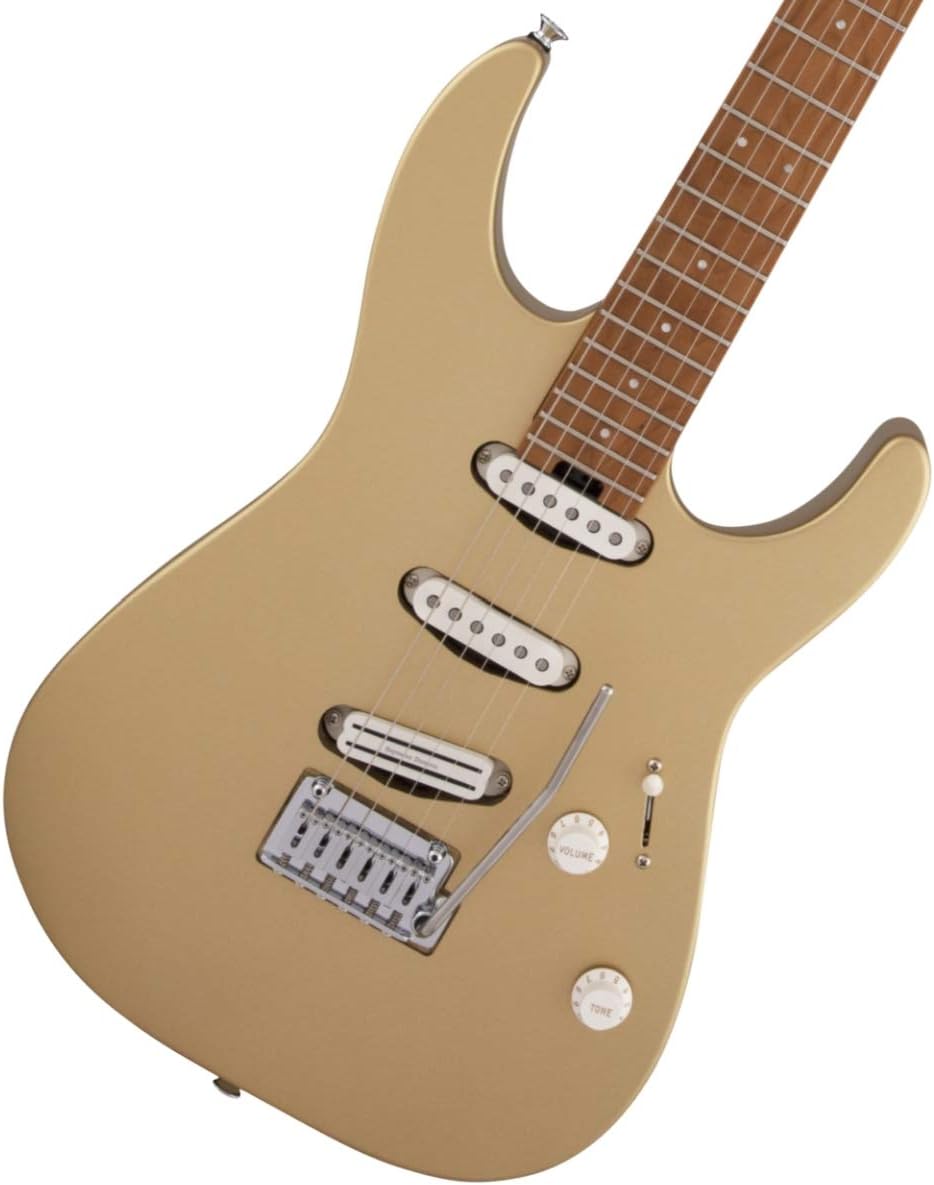 Charvel Pro-Mod DK22 SSS 2PT CM - Pharaoh Gold