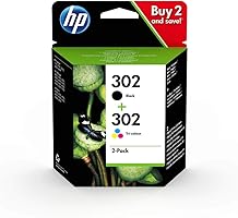 HP 302 Multipack Original Printer Cartridges (for HP Deskjet 1110/2130/3630, HP Envy 4520.451x, HP OfficeJet 3830/3831 /...