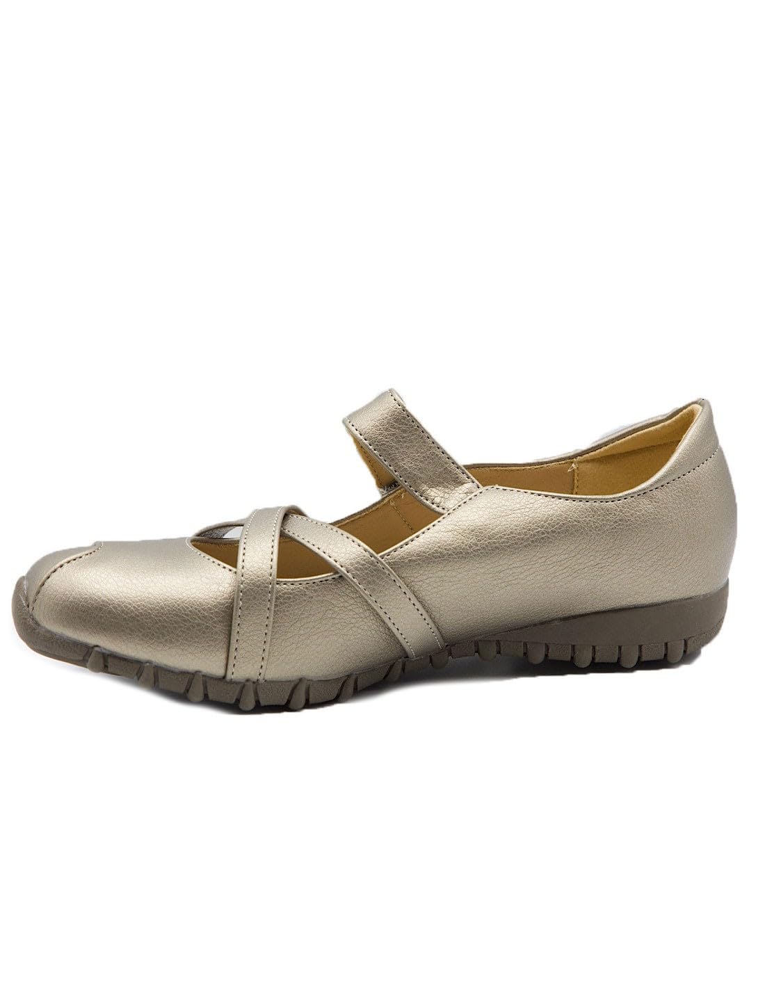 Zapatos para mujer, talla grande, talla 41-44, estilo bailarinas, cómodas, ortopédicas, suela de piel