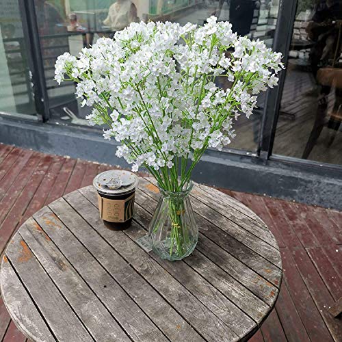 Clear Glass Vase For Flower, Geometric Faceted Design Flower Vase For Weddings, Events, Decorating, Arrangements, Flowers, Office, Or Home Decor 5.7" (Purple-Blue) #TOP4