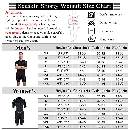 Womens 3Mm Shorty Wetsuit, Premium Neoprene Front Zip Short Sleeve Diving Wetsuit Snorkeling Surfing (Women Black, M) #TOP1