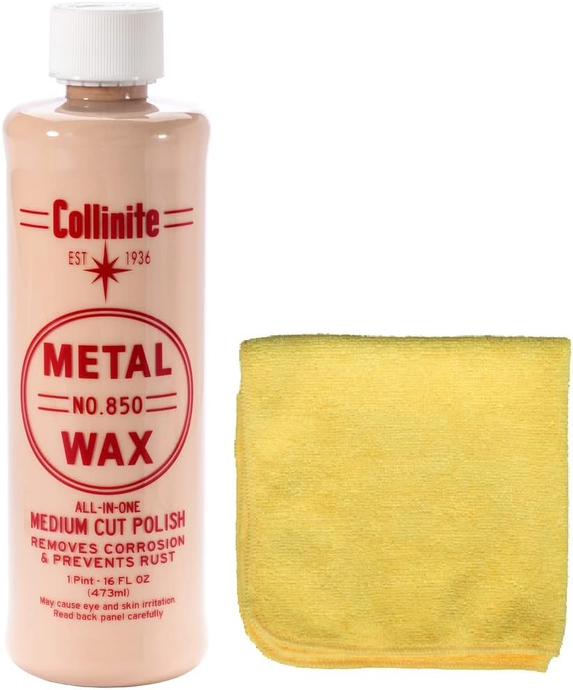 850 Metal Wax and Towel Combo