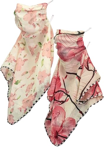 Miniatura 7 de Mundi Set de caras elegantes para mujer Red Pattern,azul (Blue Majestic),Patrón floral,Flor rosa,Rosado/Azul,https:/ www.Yaxa/dp/undefined