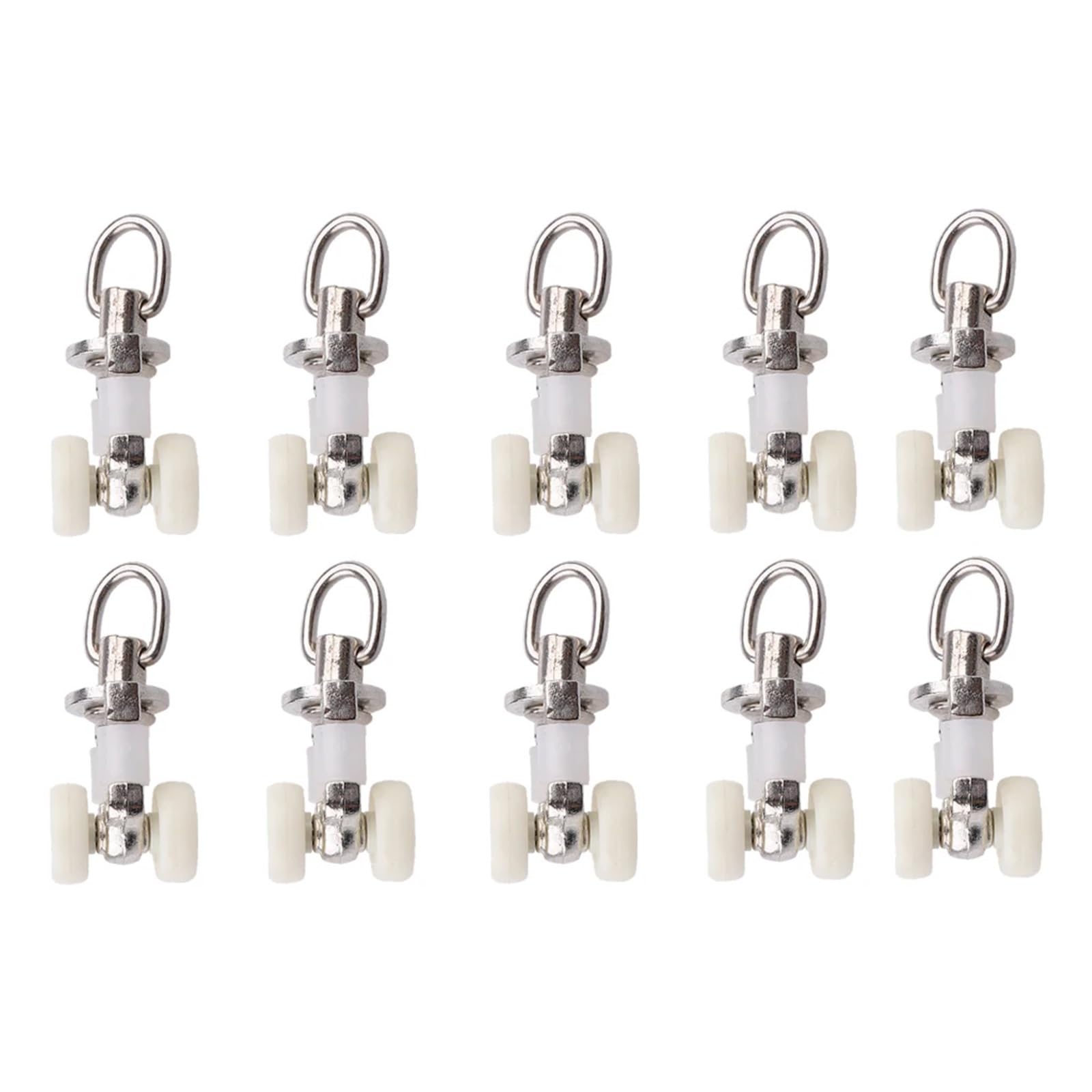 Curtain Rail Track Pulley, Alloy Curtain Track Pulley 10/20pcs Silent Glider Replacement Roller(20pcs 26mm)