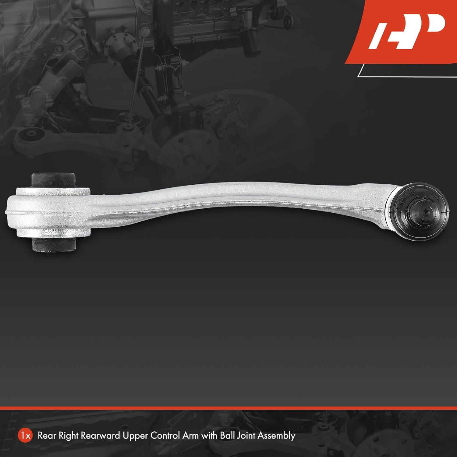 A-Premium Front Right Rearward Upper Control Arm, with Ball Joint & Bushing, Compatible with Audi A4 (allroad/Quattro) 17-19, A5 Quattro 17-22, A5 Sportback 18-22, RS5 18-19, S4 18-19, S5 (Sportback)
