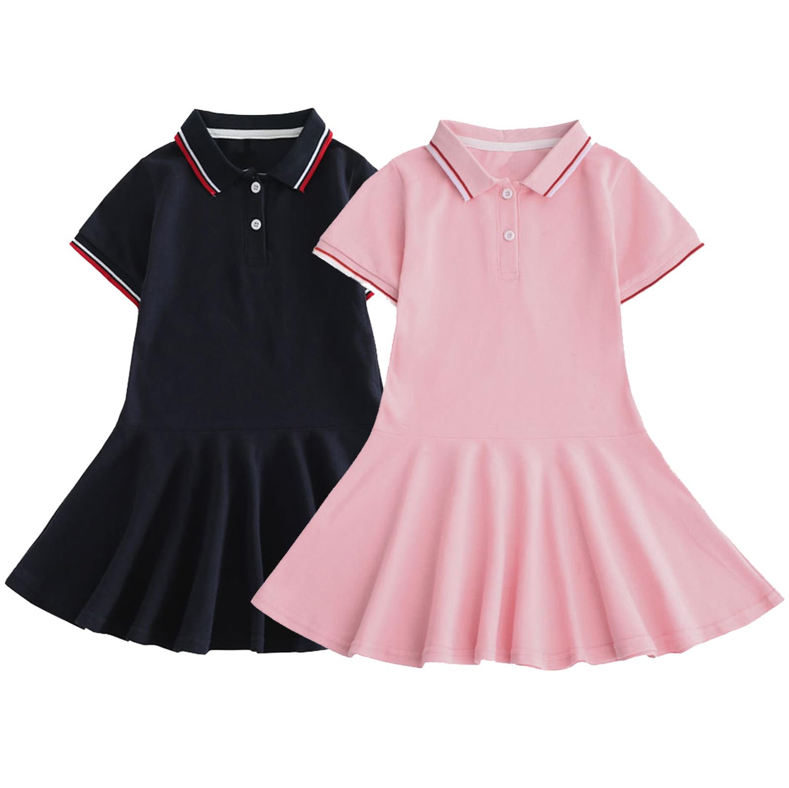 Vestido de tenis sin mangas para niño niña vestido plisado deporte golf bádminton voleibol Sportwear 6-14 años