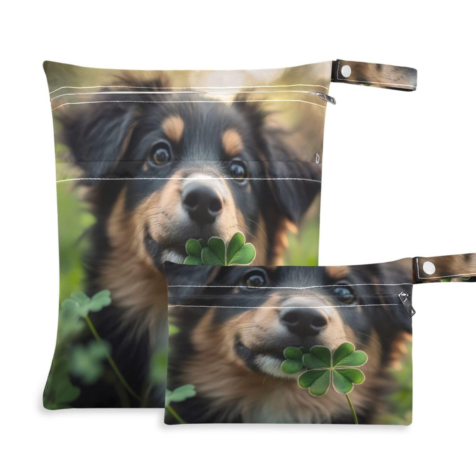 Msyxl 2pcs Wet Dry Bag for Baby Cloth Diapers, Waterproof Reusable Mjayodi3mdmwawvhc21zmgvvsm1y Wet Bag with Two Zippered Pockets Washable Pool Gym Travel Bag for Clothes