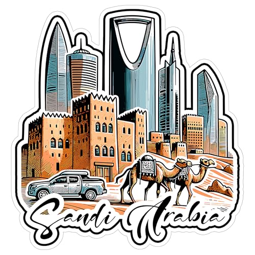 Saudi Arabia Sticker 4 Inch City Travel Souvenir Destination -