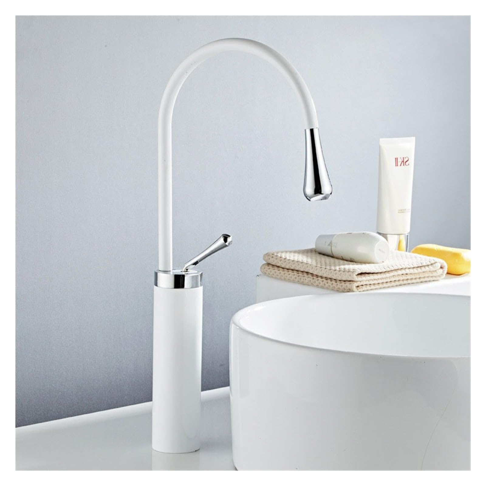 Faucet Basin Faucet Single Handle 360 ??Swivel Spout Modern Brass Mixer Faucet for Kitchen and Bathroom Basin Sink Faucets tap