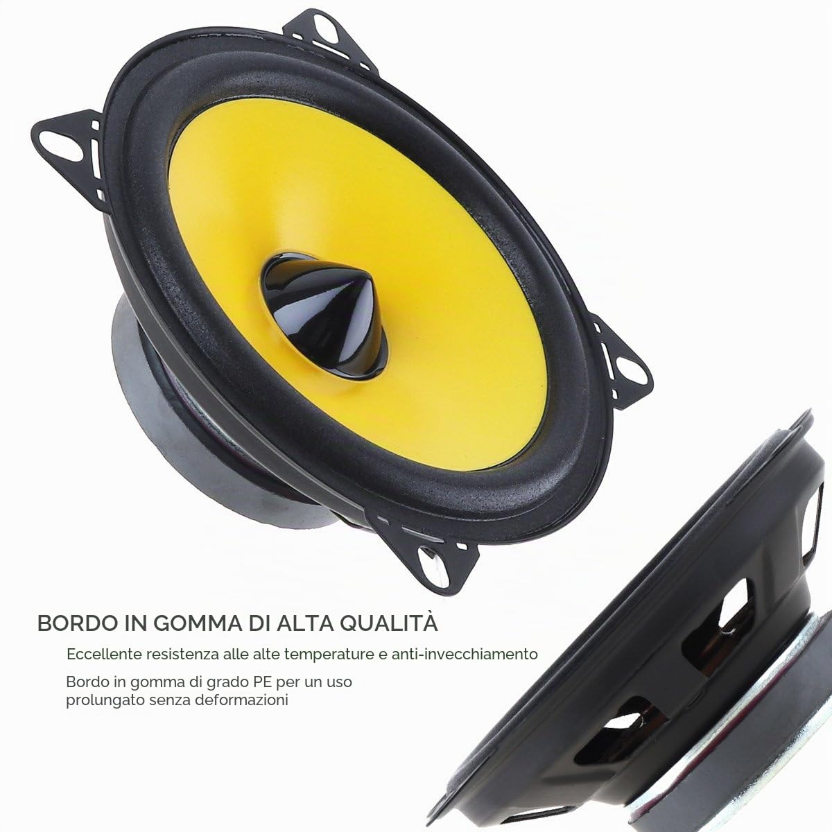 2 pz 4 "10CM 60 W 2-Way Gamma Completa di Frequenza Car Audio Stereo Speaker Car Speaker Altoparlante Automobile