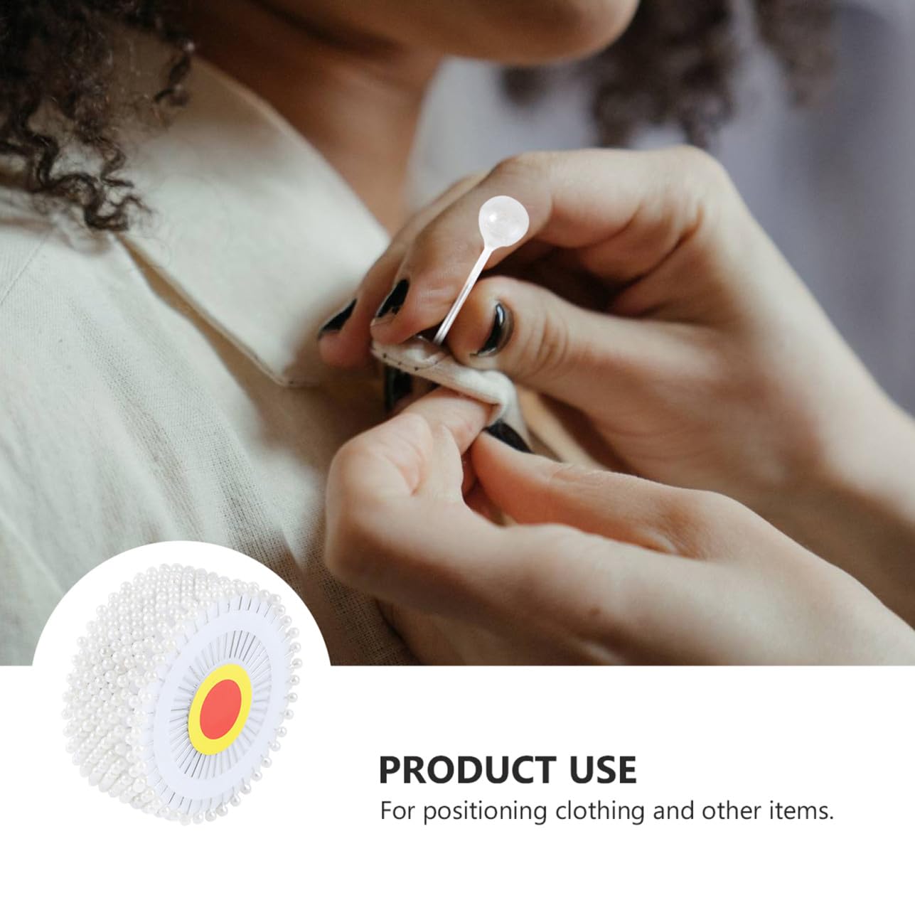 Alfileres con Cabeza de Imitación de Perla, 480 Piezas de 3 Mm | Acero Resistente al Óxido y Plástico, para Manualidades y Fiesta, Presentación en Pack de 480 Unidades