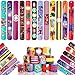 Produktbild Acuiwer Cartoon Armbänder 24 Stück Schnapparmband Kinder Slap Armbänder Mitgebsel Kindergeburtstag Party Slap Bracelet (YingX-24PCS)