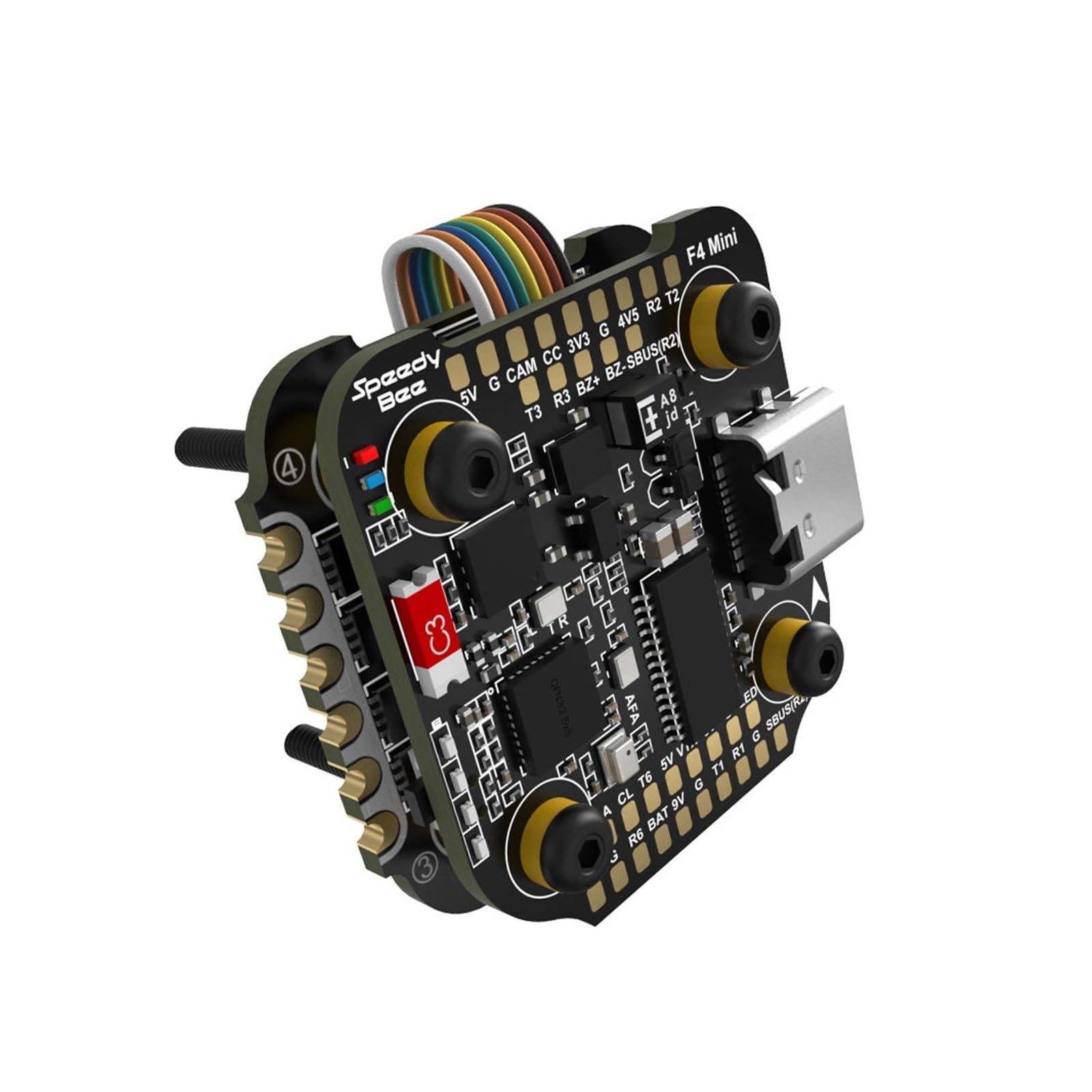 Kompatibel mit SpeedyBee F405 Mini Flight Controller mit BLS 35A Mini V2 20x20 4-in-1 ESC. Kompatibel mit RC FPV Racing Drone (Color : Only 4-in-1 35A ESC)