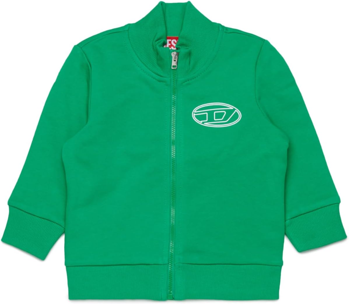 Diesel Baby Full Zip Sweatshirt With Oval D Maxi Logo