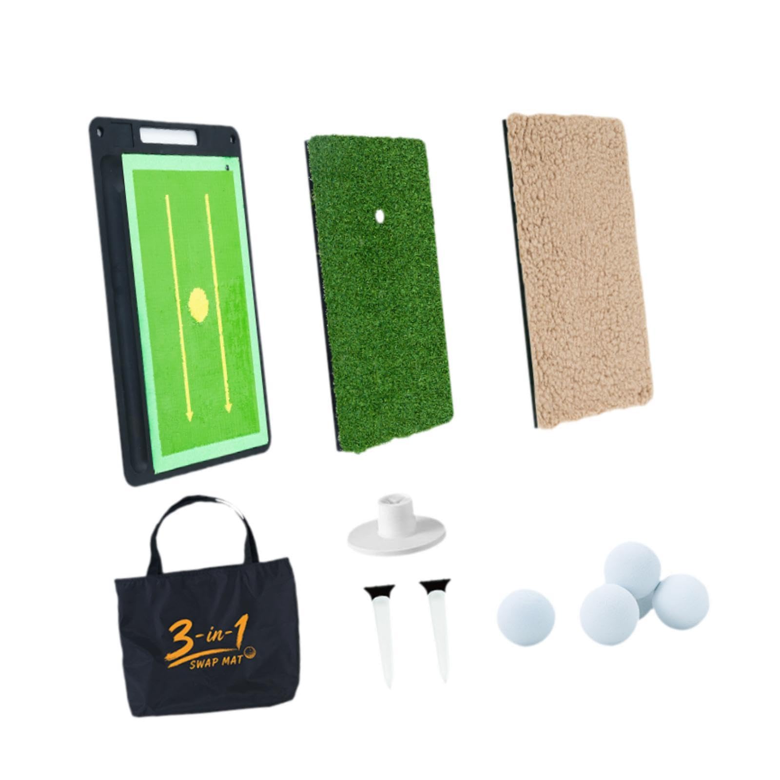 Esterilla Entrenamiento Golf con Base Incluida