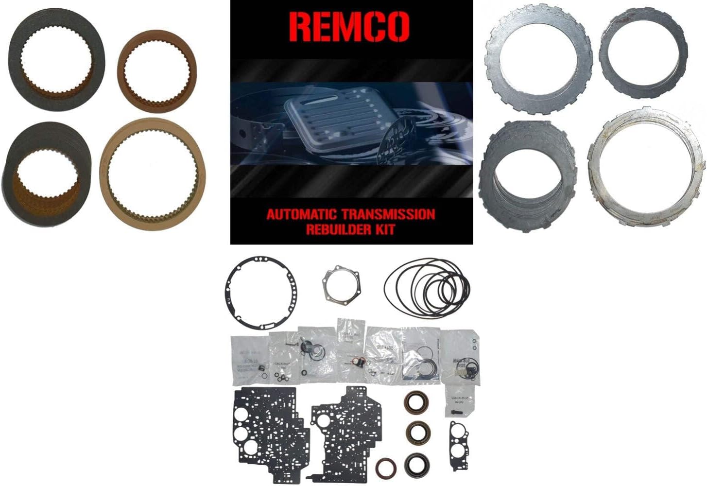 4L80E 4L85E [97-UP] Automatic Transmission Rebuilt Master Kit-Includes Seals Gaskets Friction Plates & Steel Complete Set