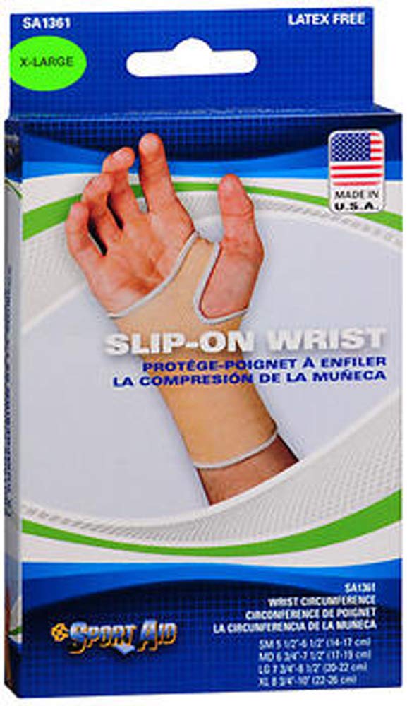 Sport Aid Slip on Wrist Support - Latex Free (X Large 8.75-10