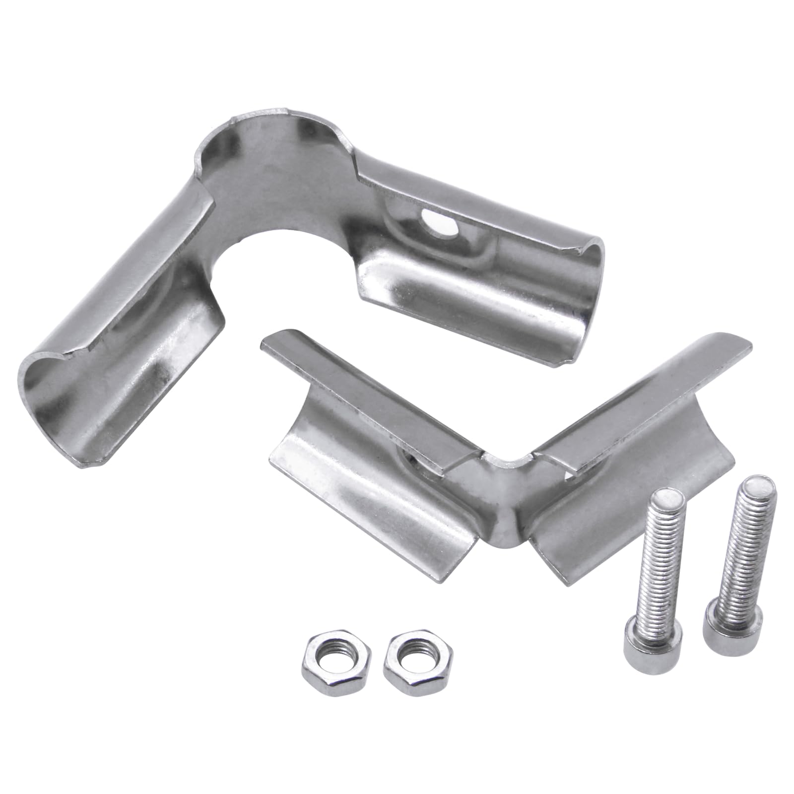 Chain Link Fence Connectors 4 Pcs 90 Degree 3-Way Pipe Connectors ...