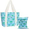 JIUWEIHU Beach Pool Bag And Wet Dry Bag Waterproof Sandproof Tree Beach Laundry Tote Bags for Swimsuits for Travel