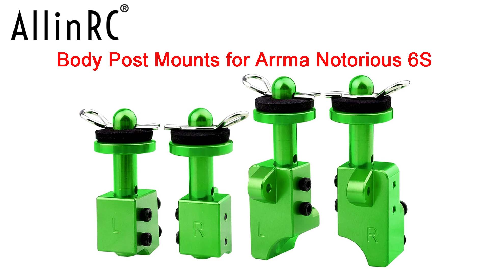 パーツ NOTORIOUS03 Amazon.com: AllinRC Aluminum Body Post Mounts & Body Post Set w