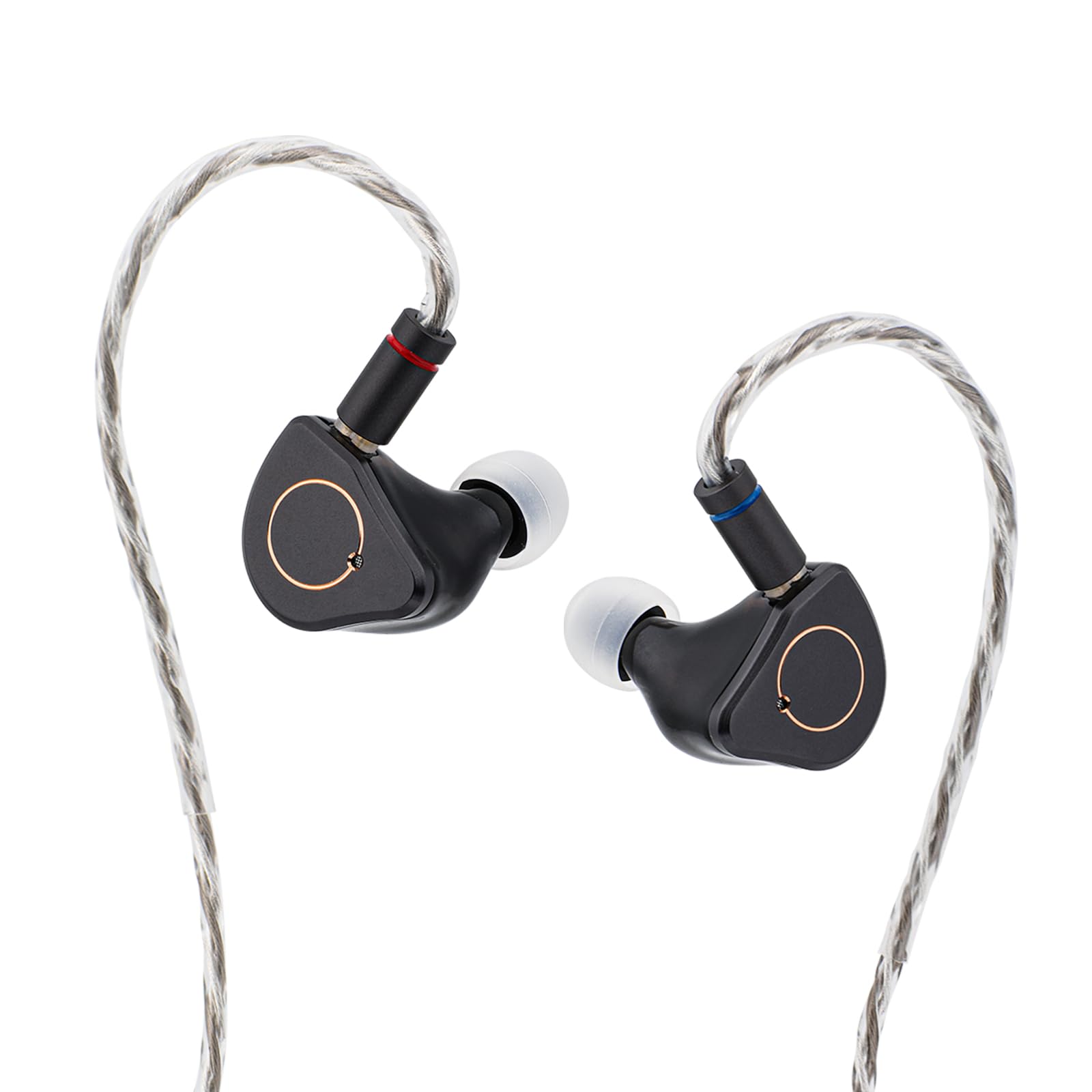 Photo 1 of HIFIXAUDIO SIMGOT SuperMix 4 1DD+1BA+1Planar+1PZT Hybrid Drivers IEM, HiFi Wired in Ear Monitor, Gaming Earbuds Earphone with OFC Silver-Plated 2-Pin Cable for Audiophile