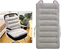 Vista 11 de ELFJOY Cojín para Silla de Oficina 100cm Cojín para Silla de Escritorio Cojín de Asiento con Soporte Lumbar Cojín para Silla de Descanso con Banda