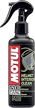 Motul - Spray Detergente per Interno del Casco da Moto - Pulizia Profonda – Azione Anti-Odori Immediata - Rispettoso della Pelle - MC Care Helmet Interior Clean M2-250 ml