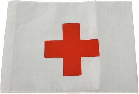 Amazon 腕章 赤十字 腕輪 衛生兵 軍 サバゲー 装備 ワッペン メディック メディカル エマージェンシー レッドクロス 布 腕章 ワッペン アップリケ 通販