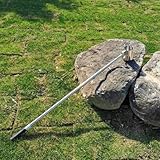 2. Cuillère de prélèvement d'eau portable et pivotante : Cuillère rétractable pour prélèvement d'eau : la longueur de la perche télescopique est réglable selon les besoins. Sa construction robuste en acier inoxydable, avec bécher de prélèvement d'eau, est légère. Accédez facilement aux zones difficiles d'accès sans avoir à vous pencher ni à vous approcher du bord de l'eau.