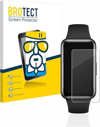 brotect Protector de pantalla de vidrio compatible con Huawei Band 7, protección 9H de lámina de vidrio [resistente a los arañazos, alta claridad]