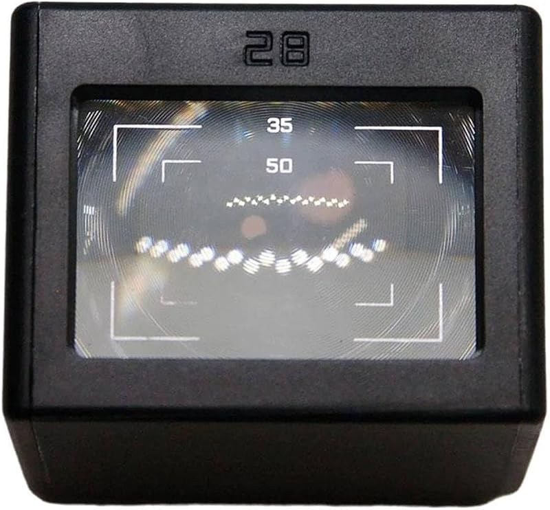 Visor de nivel de cintura de 28 mm: visor óptico Retropia con líneas de marco 35/50, posición del pie de zapato ajustable para un encuadre preciso, compatibilidad universal con zapata fría/caliente (35/50)