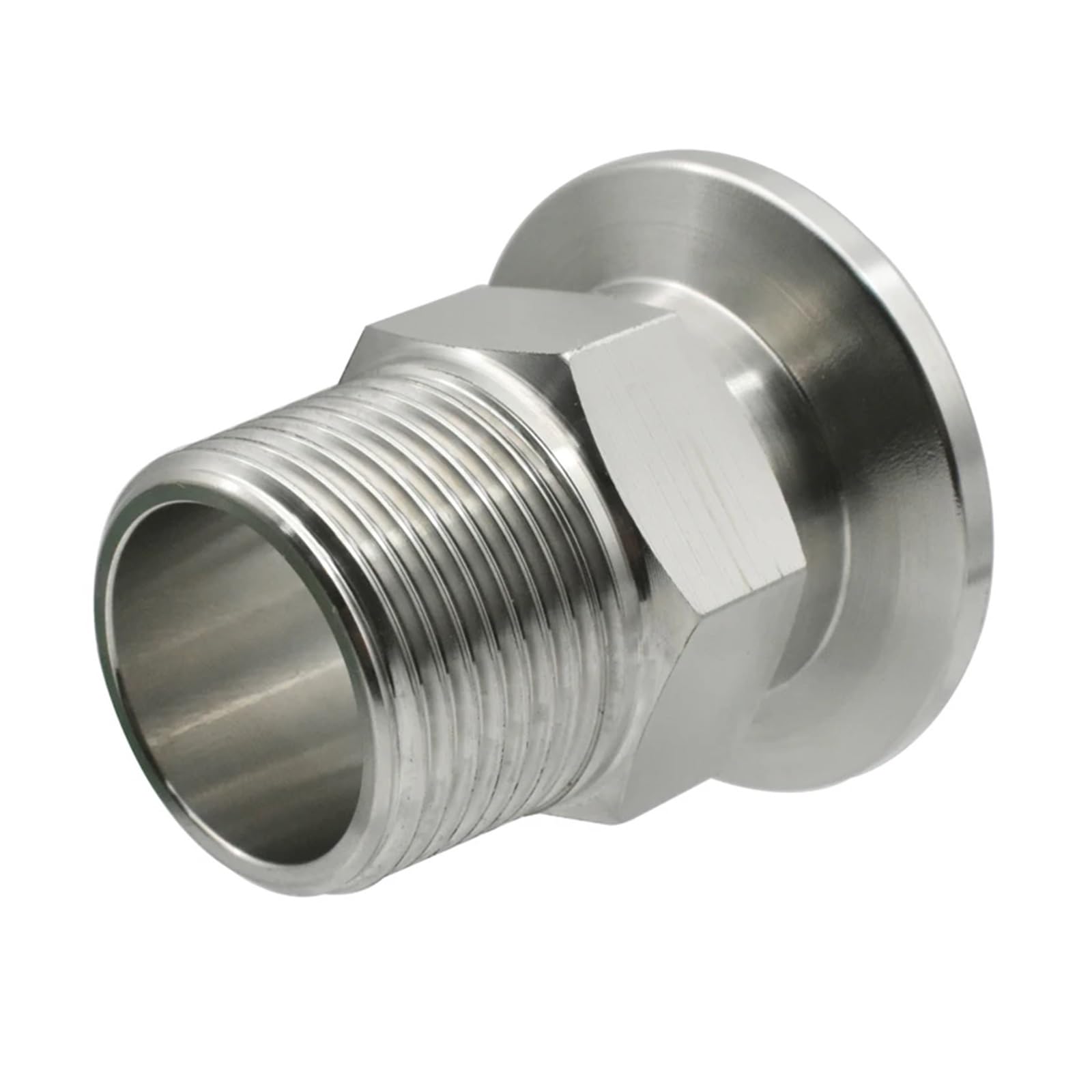 1 pieza KF50 2" 304 accesorios de brida rápida de acero inoxidable con rosca PT británica de 3/4" a 1"